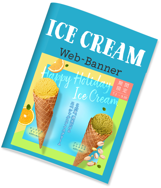 Ice Cream Web-Banner